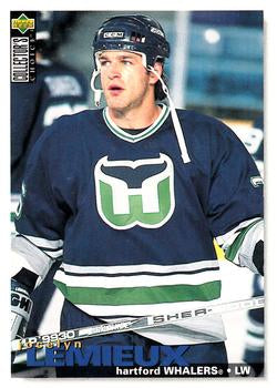 #138 Jocelyn Lemieux - Hartford Whalers - 1995-96 Collector's Choice Hockey