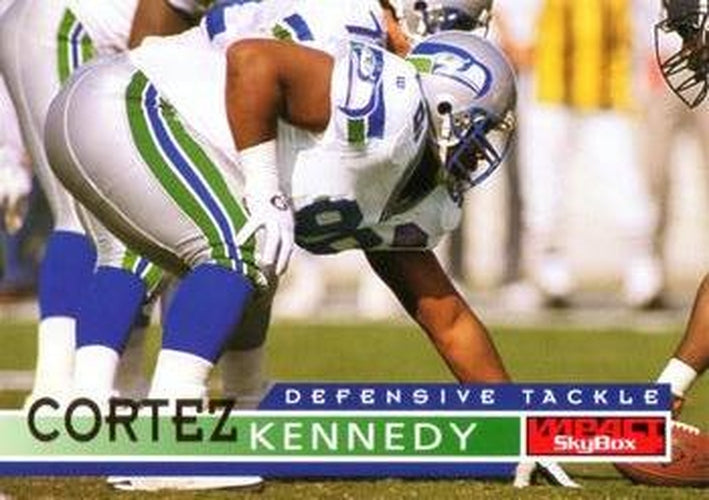 #138 Cortez Kennedy - Seattle Seahawks - 1995 SkyBox Impact Football