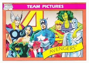 #138 Avengers - 1990 Impel Marvel Universe