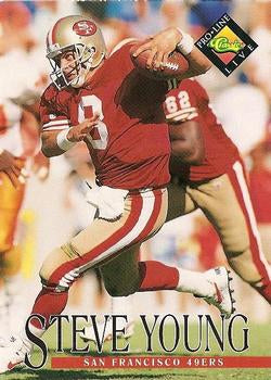 #138 Steve Young - San Francisco 49ers - 1994 Pro Line Live Football