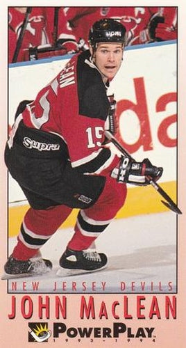#138 John MacLean - New Jersey Devils - 1993-94 Fleer PowerPlay Hockey