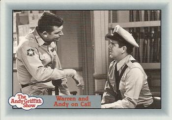 #138 Warren and Andy on Call - 1990-91 Pacific The Andy Griffith Show