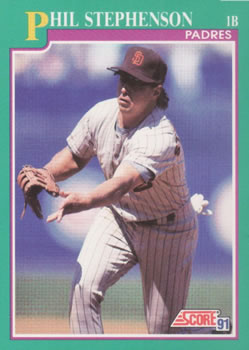 #138 Phil Stephenson - San Diego Padres - 1991 Score Baseball