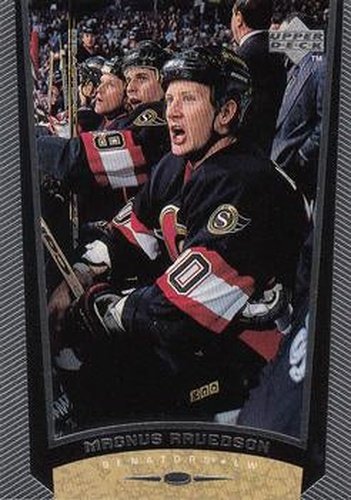 #138 Magnus Arvedson - Ottawa Senators - 1998-99 Upper Deck Hockey