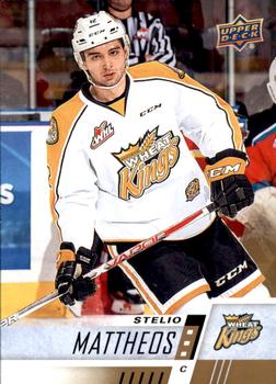 #138 Stelio Mattheos - Brandon Wheat Kings - 2017-18 Upper Deck CHL Hockey