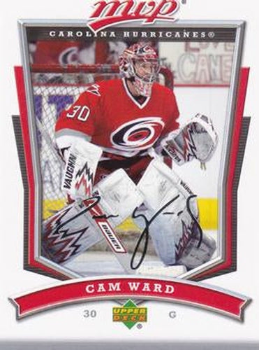 #138 Cam Ward - Carolina Hurricanes - 2007-08 Upper Deck MVP Hockey