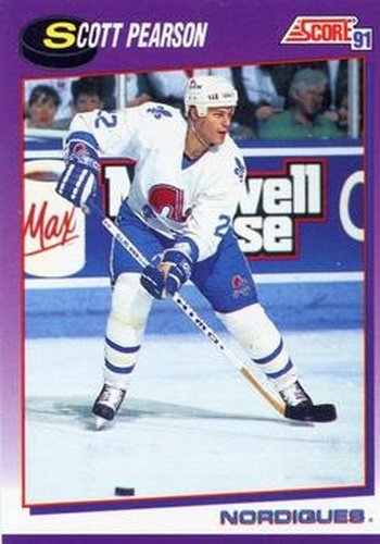 #138 Scott Pearson - Quebec Nordiques - 1991-92 Score American Hockey