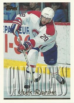 #138 Yves Racine - Montreal Canadiens - 1995-96 Topps Hockey