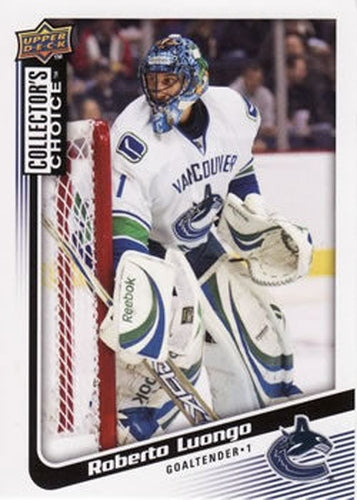 #138 Roberto Luongo - Vancouver Canucks - 2009-10 Collector's Choice Hockey