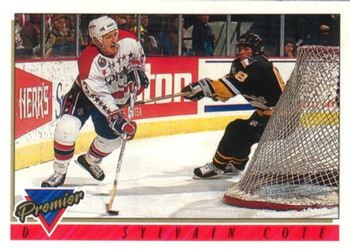 #138 Sylvain Cote - Washington Capitals - 1993-94 O-Pee-Chee Premier Hockey
