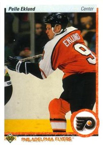 #138 Pelle Eklund - Philadelphia Flyers - 1990-91 Upper Deck Hockey