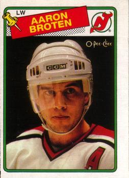 #138 Aaron Broten - New Jersey Devils - 1988-89 O-Pee-Chee Hockey