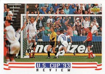 #138 Alexi Lalas - USA - 1993 Upper Deck World Cup Preview English/Spanish Soccer