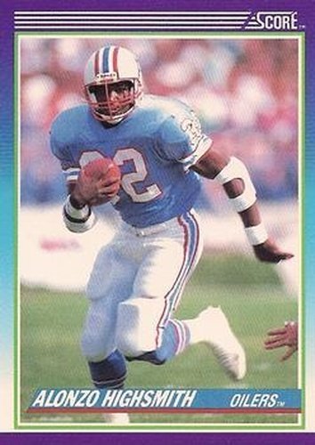 #138 Alonzo Highsmith - Houston Oilers - 1990 Score Football