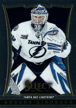 #138 Anders Lindback - Tampa Bay Lightning - 2013-14 Panini Select Hockey