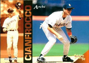 #138 Archi Cianfrocco - San Diego Padres - 1994 Select Baseball