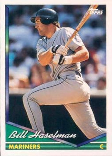 #138 Bill Haselman - Seattle Mariners - 1994 Topps Baseball
