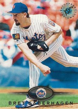 #138 Bret Saberhagen - New York Mets - 1995 Stadium Club Baseball