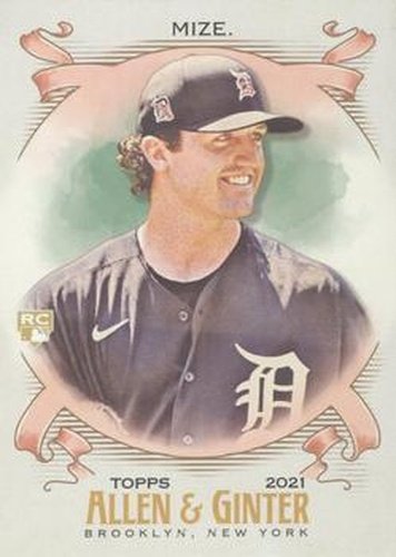 #138 Casey Mize - Detroit Tigers - 2021 Topps Allen & Ginter Baseball