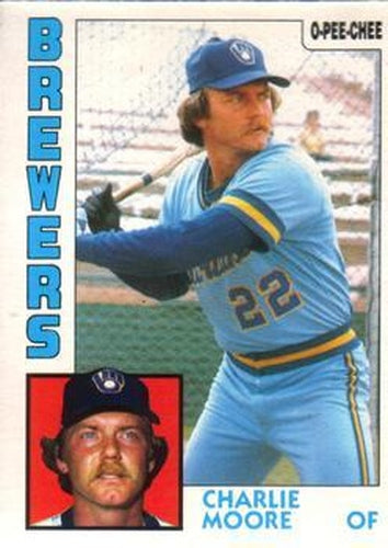 #138 Charlie Moore - Milwaukee Brewers - 1984 O-Pee-Chee Baseball