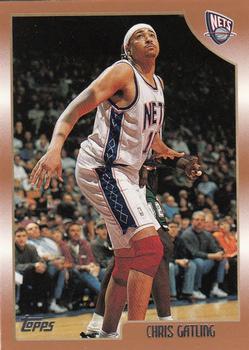 #138 Chris Gatling - New Jersey Nets - 1998-99 Topps Basketball