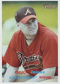 #138 Chuck James - Atlanta Braves - 2006 Topps Heritage Baseball