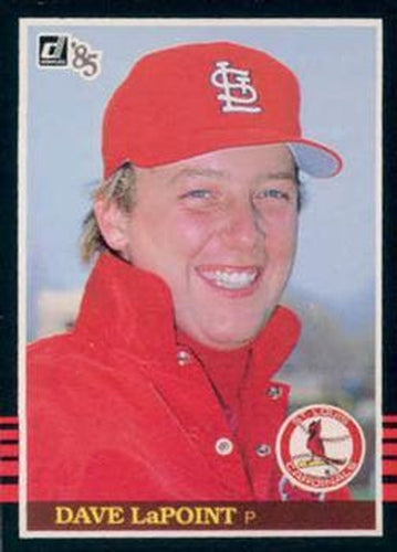 #138 Dave LaPoint - St. Louis Cardinals - 1985 Donruss Baseball