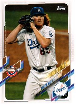 #138 Dustin May - Los Angeles Dodgers - 2021 Topps Opening Day Baseball