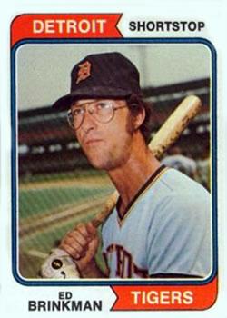 #138 Ed Brinkman - Detroit Tigers - 1974 Topps Baseball