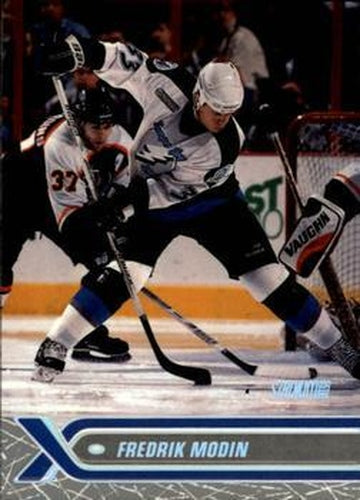 #138 Fredrik Modin - Tampa Bay Lightning - 2000-01 Stadium Club Hockey