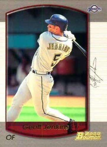 #138 Geoff Jenkins - Milwaukee Brewers - 2000 Bowman Baseball