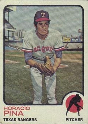 #138 Horacio Pina - Texas Rangers - 1973 Topps Baseball