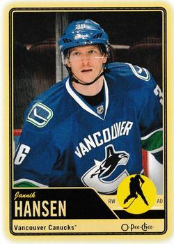 #138 Jannik Hansen - Vancouver Canucks - 2012-13 O-Pee-Chee Hockey