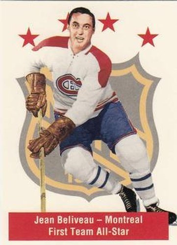 #138 Jean Beliveau - Montreal Canadiens - 1994 Parkhurst Missing Link 1956-57 Hockey