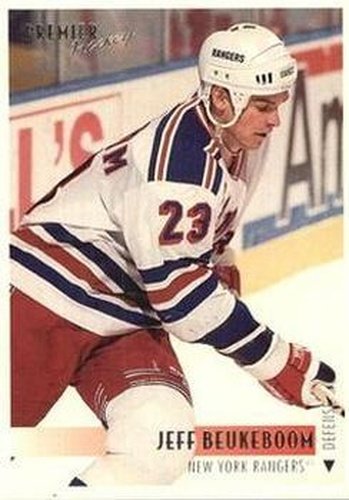 #138 Jeff Beukeboom - New York Rangers - 1994-95 Topps Premier Hockey