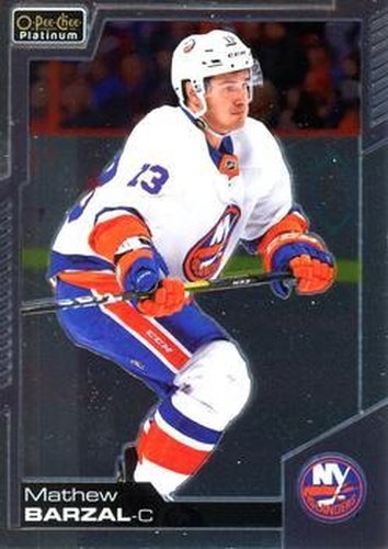 #138 Mathew Barzal - New York Islanders - 2020-21 O-Pee-Chee Platinum Hockey