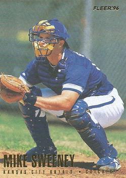 #138 Mike Sweeney - Kansas City Royals - 1996 Fleer Baseball