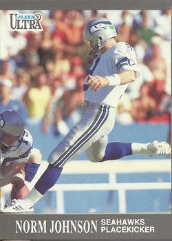 #138 Norm Johnson - Seattle Seahawks - 1991 Ultra Football