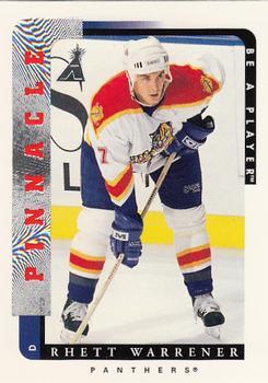 #138 Rhett Warrener - Florida Panthers - 1996-97 Pinnacle Be a Player Hockey