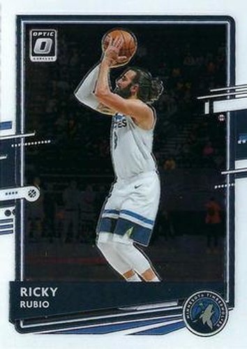 #138 Ricky Rubio - Minnesota Timberwolves - 2020-21 Donruss Optic Basketball