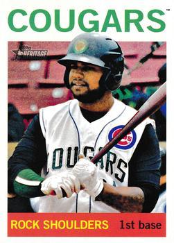 #138 Rock Shoulders - Kane County Cougars - 2013 Topps Heritage Minor League Baseball