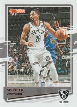 #138 Spencer Dinwiddie - Brooklyn Nets - 2020-21 Donruss Basketball