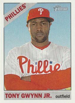 #138 Tony Gwynn Jr. - Philadelphia Phillies - 2015 Topps Heritage Baseball