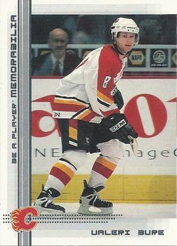 #138 Valeri Bure - Calgary Flames - 2000-01 Be a Player Memorabilia Hockey