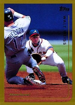 #138 Walt Weiss - Atlanta Braves - 1999 Topps Baseball