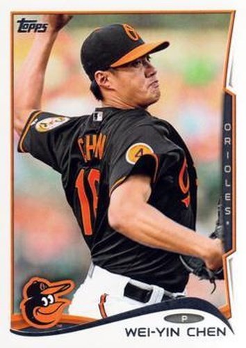 #138 Wei-Yin Chen - Baltimore Orioles - 2014 Topps Baseball
