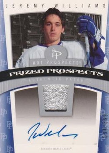 #138 Jeremy Williams - Toronto Maple Leafs - 2006-07 Fleer Hot Prospects Hockey