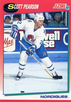 #138 Scott Pearson - Quebec Nordiques - 1991-92 Score Canadian Hockey