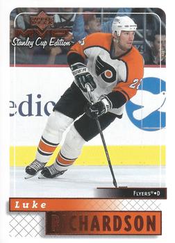 #138 Luke Richardson - Philadelphia Flyers - 1999-00 Upper Deck MVP Stanley Cup Edition Hockey