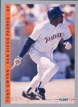 #138 Tony Gwynn - San Diego Padres - 1993 Fleer Baseball